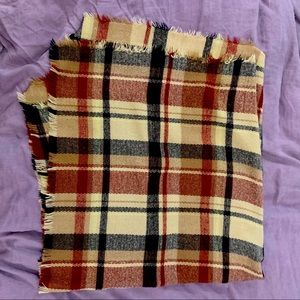 Plaid wrap
